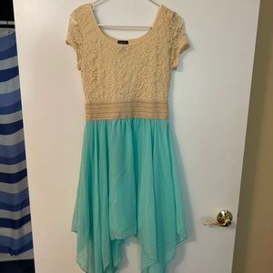 Rue21 Turquoise Lace Dress